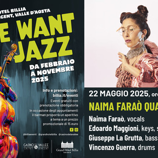 Con 'We Want Jazz' al G.H. Billia arriva il Naima Faraò Quartet