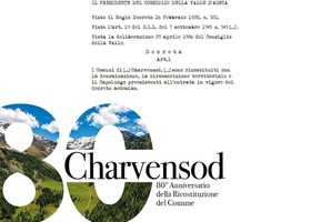 Charvensod celebra il 25 Aprile e gli 80 anni dalla ricostituzione del Comune