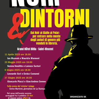 'Noir e dintorni' al G.H. Billia quattro incontri con i maestri del brivido