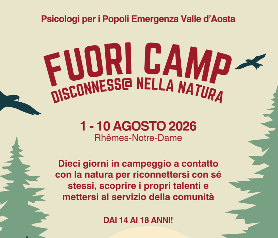 'Fuoricamp', a Rhêmes-Notre-Dame natura ed esperienze per ragazzi dai 14 ai 18 anni
