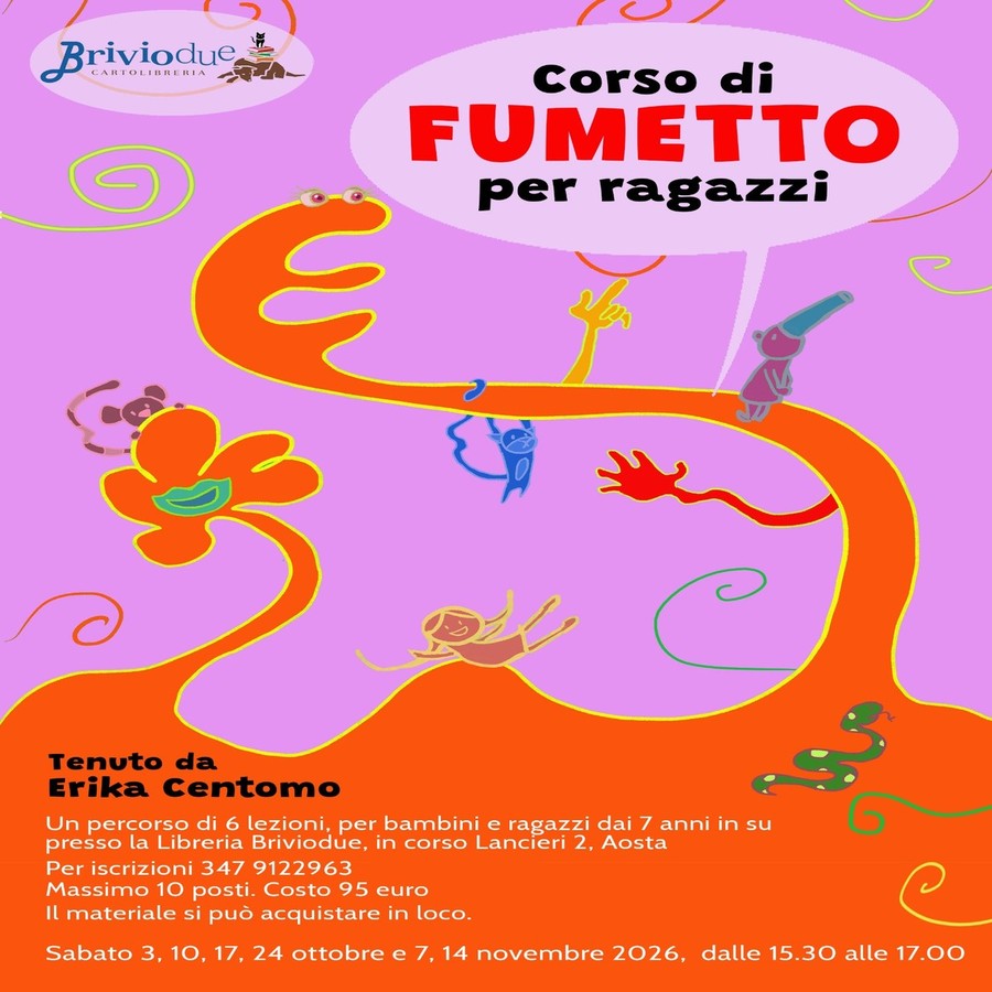 Disegnare storie; il corso di fumetto autunnale alla Libreria Brivio due Disegnare storie; il corso di fumetto autunnale alla Libreria Brivio due