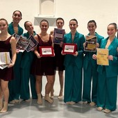 Le 10 allieve dell'Institut de Danse al primo posto tra i Gruppi Open