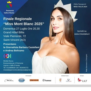 Al G.H. Billia Filippo Roma presenta il suo romanzo e sarà giurato a Miss Mont Blanc 2025