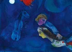 Gallo rosso nella notte, 1944 - Marc Chagall (1887-1985) Gallo rosso nella notte, 1944 - Marc Chagall (1887-1985)