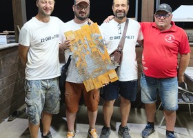 I primi classificati al torneo; Thomas Marchesi, Giuseppe Chiabotto e Alex Ducly