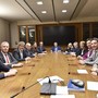 I membri della Prima Commissione consiliare regionali riunitisi giovedi I membri della Prima Commissione consiliare regionali riunitisi giovedi