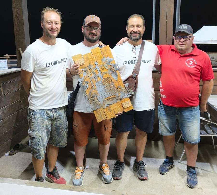 I primi classificati al torneo; Thomas Marchesi, Giuseppe Chiabotto e Alex Ducly I primi classificati al torneo; Thomas Marchesi, Giuseppe Chiabotto e Alex Ducly