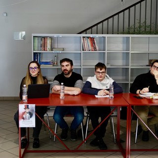 Un momento della presentazione del bando