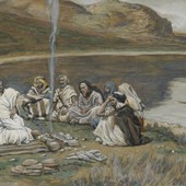 'Pasto di Gesù nostro Signore con gli apostoli', 1886-1894; James Tissot (1836-1902)