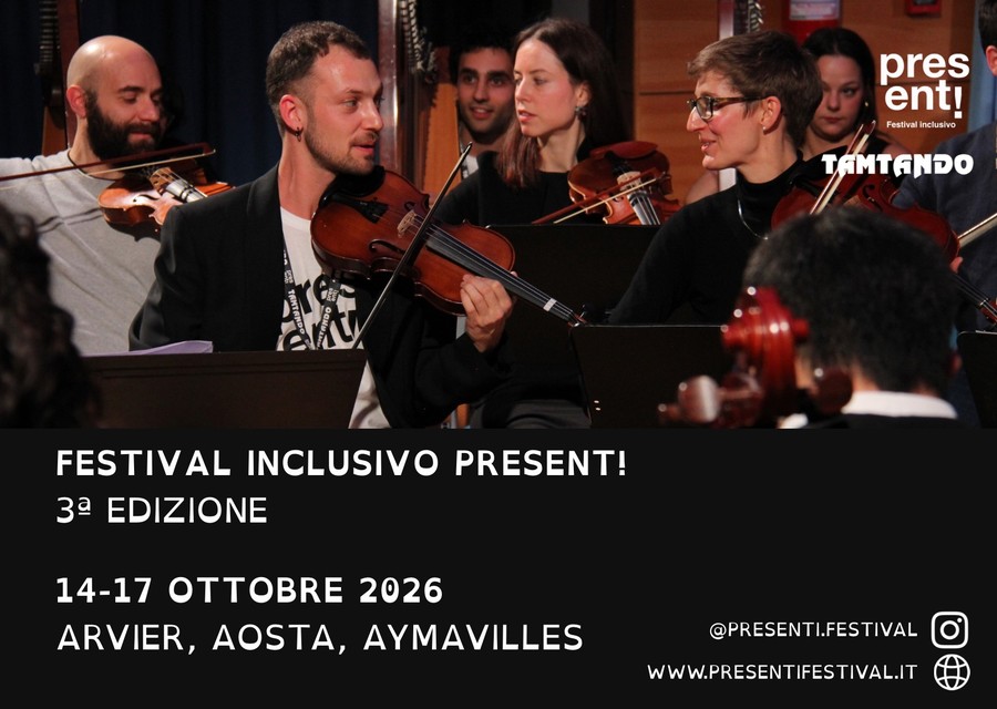 'Present!', quattro giorni di arte e inclusione tra Arvier, Aosta e Aymavilles 'Present!', quattro giorni di arte e inclusione tra Arvier, Aosta e Aymavilles