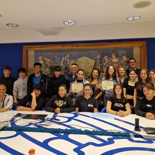 Foto di gruppo alla premiazione Concorso Pmi Day 2023