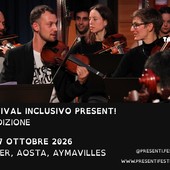 'Present!', quattro giorni di arte e inclusione tra Arvier, Aosta e Aymavilles 'Present!', quattro giorni di arte e inclusione tra Arvier, Aosta e Aymavilles