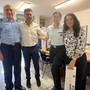 Da sn l'ufficiale della Polpen Rino Zanchetta;il consigliere regionale Marco Sorbara; la comandante del carcere di Brissogne, Martina Irrera e la criminologa e responsabile MIDD Martina Piazza