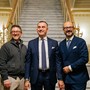 Da sn Giovanni Pellizzeri, Francesco Turcato e Giovanni Baroni
