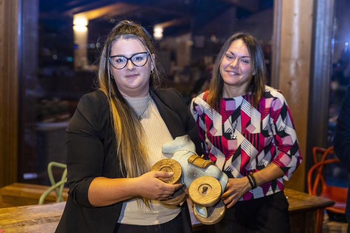 Sara Manganone ha ritirato il premio Sara Manganone ha ritirato il premio