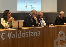 Il tavolo di lavoro; da sn Simonetta Salerno, Raffaele Rocco, Graziano Dominidiato ed Ermanno Bonomi