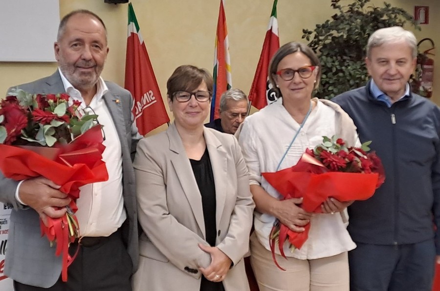 Da sn Domenico Falcomatà, Tania Scacchetti, Vilma Gaillard e Stefano Landini Da sn Domenico Falcomatà, Tania Scacchetti, Vilma Gaillard e Stefano Landini