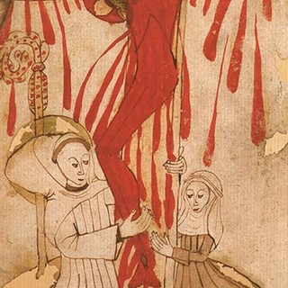 'Visione di san Bernando con una suora', XV secolo