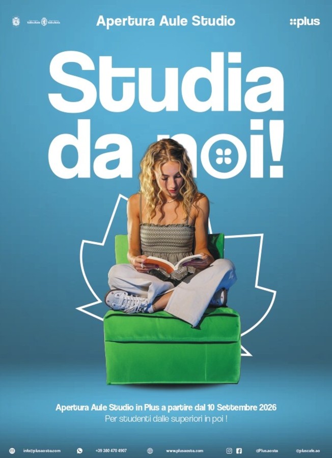Plus si prepara al ritorno a scuola; dal 10 settembre riapre l’Aula Studio
