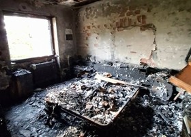 Ciò che rimane dell'alloggio dei genitori di Erik Pernisco Ciò che rimane dell'alloggio dei genitori di Erik Pernisco