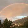 Aosta; un arcobaleno di 180° per la festa del patrono San Grato