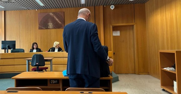 Un momento dell'udienza Un momento dell'udienza