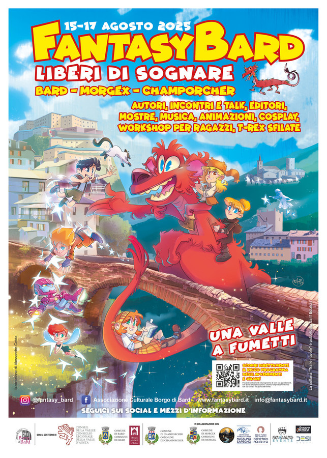 'FantasyBard - Liberi di sognare' dal 15 al 17 agosto a Bard, Morgex e Champorcher
