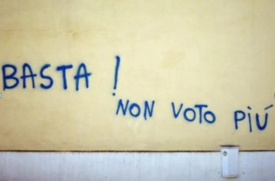 In Italia c'è un popolo di 18 milioni e mezzo di persone che non ha votato