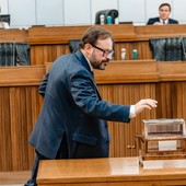 Il Presidente del Consiglio Valle, Stefano Aggravi