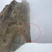 In salvo alpinista rimasto bloccato sul Dente del Gigante