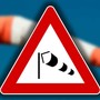 Allerta gialla in Valle per forte vento