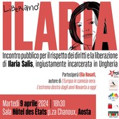 Ad Aosta iniziativa pubblica per Ilaria Salis