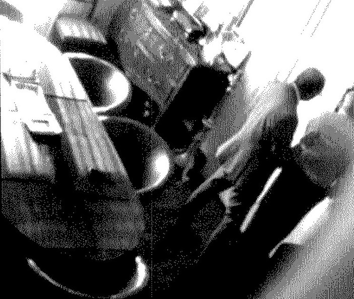 Nel fotogramma della videocamera nascosta dagli inquirenti, Matta e Armao nello nello studio di via Noto, durante l’incontro del 14 settembre scorso