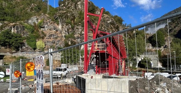 L'ingresso del cantiere di 'Accessible Village'