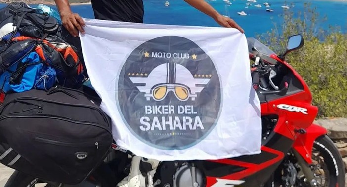 I centauri del 'Biker del Sahara' in Valle, tappa a Pollein del Giro per la Pace