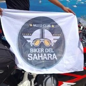 I centauri del 'Biker del Sahara' in Valle, tappa a Pollein del Giro per la Pace