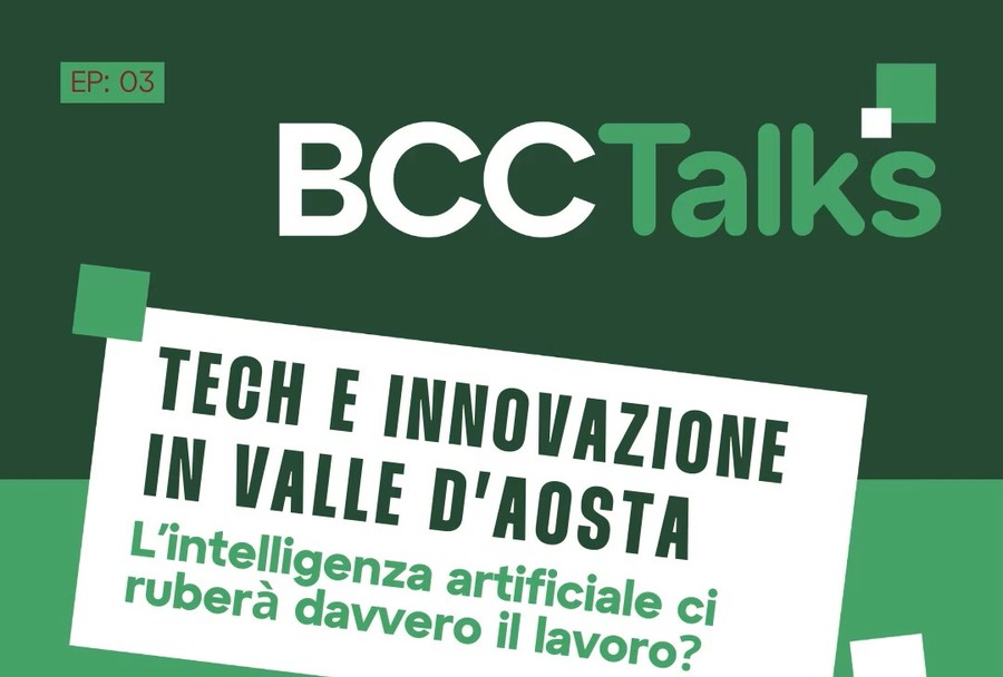 Aosta, a 'BCC Talks' si discute di intelligenza artificiale e lavoro