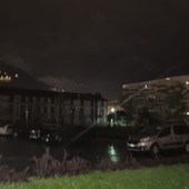 Black-out dell'illuminazione pubblica nel centro di Aosta