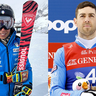 Federica Brignone e Federico Pellegrino (photo credit FISI)