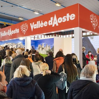 Lo stand valdostano alla Borsa del Turismo a Milano