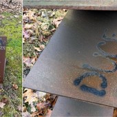 Vandali contro il monumento all’antifascista valdostano Bassanesi