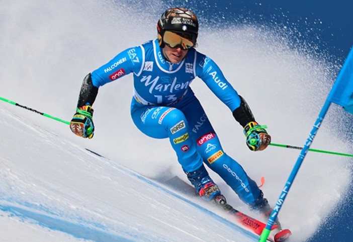 Federica Brignone in azione (photo credit Fisi)