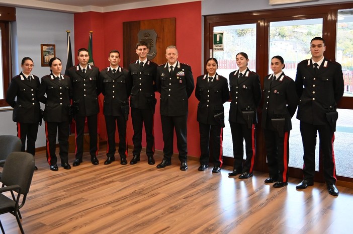 Nove giovani carabinieri assegnati alle Stazioni del Gruppo di Aosta Nove giovani carabinieri assegnati alle Stazioni del Gruppo di Aosta