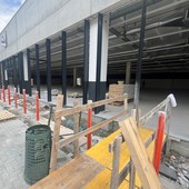 Il centro Euronics in costruzione a Saint-Christophe