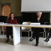 Da sn Mauro Gino, Marinella Tarenghi, Giovanna Sampietro e Debora Celant durante la presentazione del programma