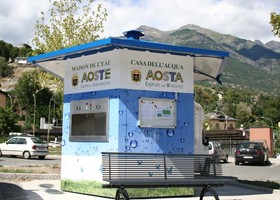 Una Casa dell'Acqua ad Aosta (photo credit Quendoz srl)
