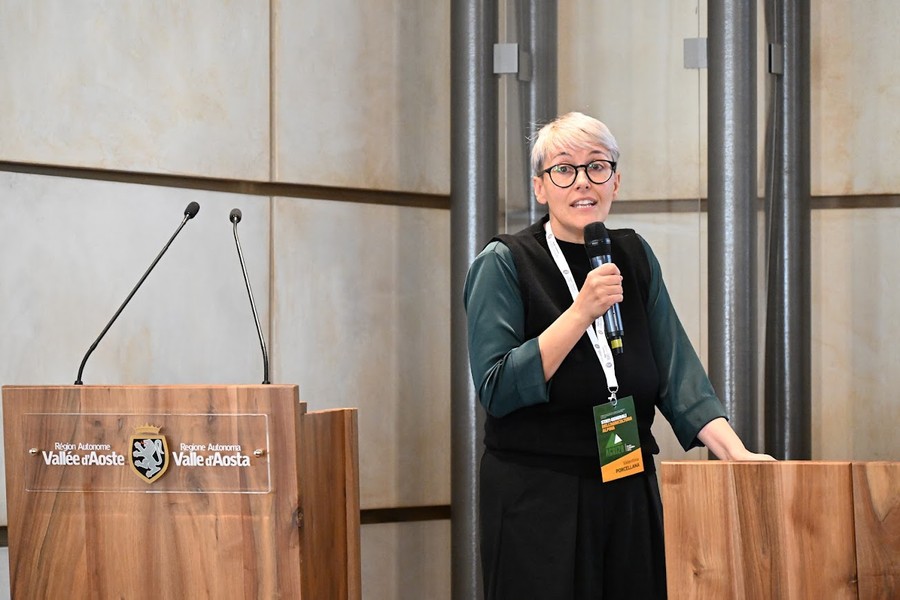 La rettrice Manuela Ceretta