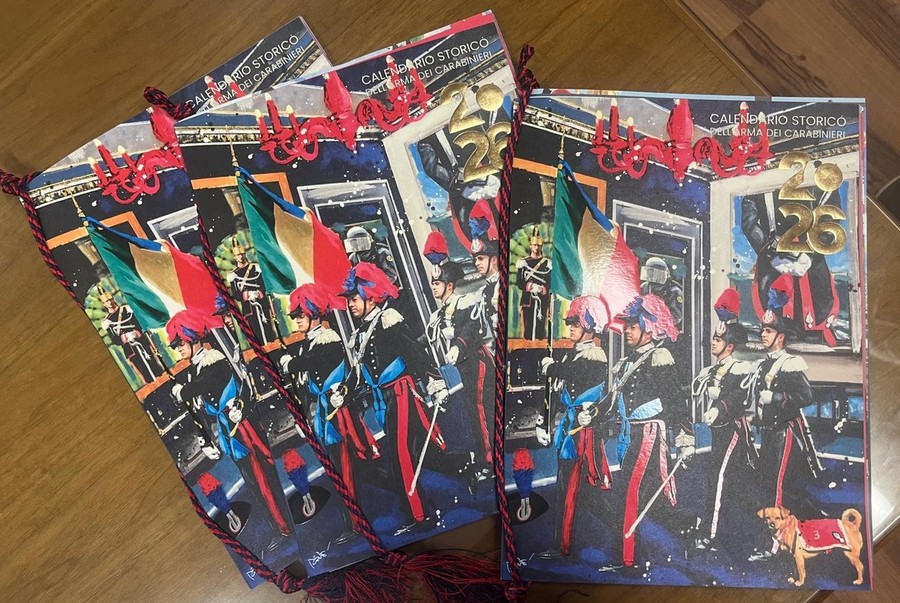 I 'Carabinieri eroi quotidiani' nel calendario 2026 dell'Arma