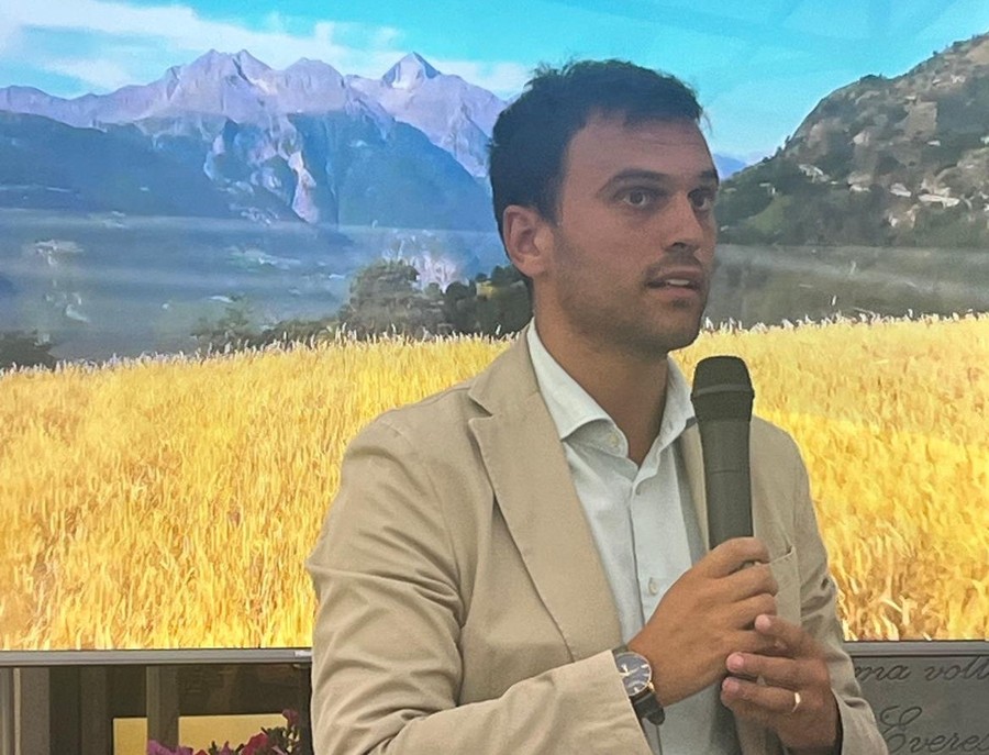 L'assessore regionale all'Agricoltura, Marco Carrel L'assessore regionale all'Agricoltura, Marco Carrel