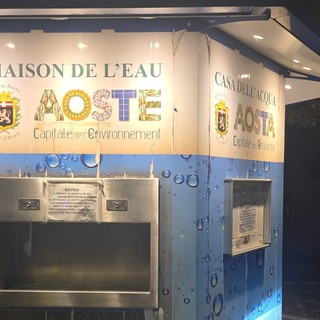 Aosta, sospesa erogazione alla Casa dell’acqua in via Clavalité